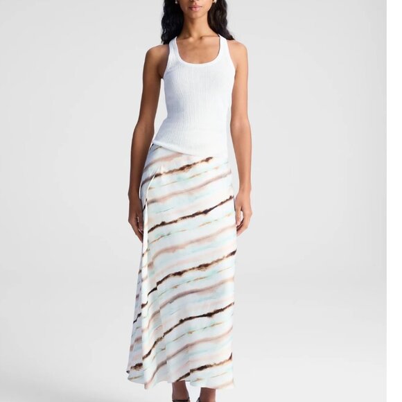 A.L.C.Rita Striped Midi Skirt - Picture 3 of 3